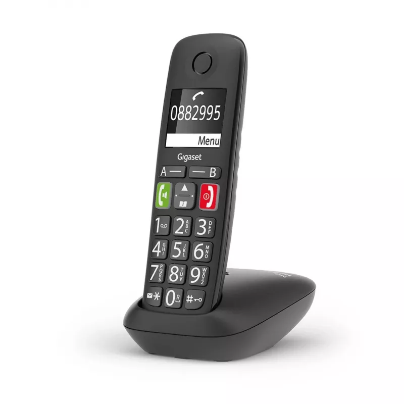 Gigaset E290 draadloze telefoon, zwart
