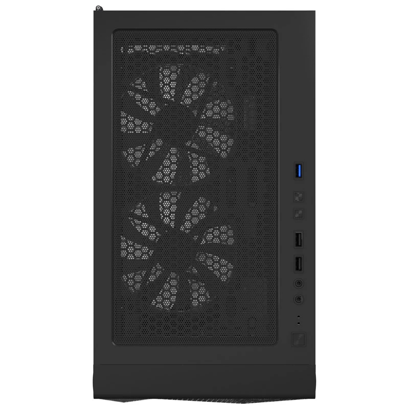 MONTECH X3 X3MESH-BK MIDI-Tower-behuizing zwart Mesh PC-behuizing