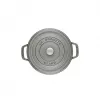 Cocotte Staub 20 cm grijs gietijzer