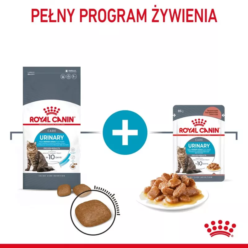 Nassfutter voor katten Royal Canin Urinary Care volwassen gevogelte 85 g zak (12-pack)