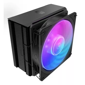 Luchtkoeler Cooler Master Hyper 212 3DHP zwart ARGB — 120mm-ventilator, compatibel met LGA1700/AM5/AM4