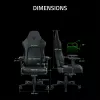Gaming-stoel Razer Iskur V2 gevoerde zitting zwart