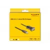 Adapter USB 2.0 Type-A naar serieel RS-232 D-Sub 9-polig stekker DeLOCK 62646