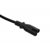Savio - stroomkabel 2-polig M 3m CL-105 zwart - kabel (CL-105)