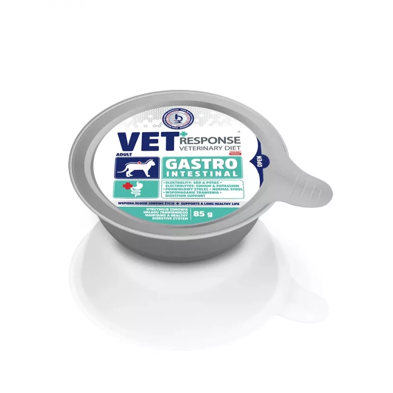 VET RESPONSE Gastrointestinal - natvoer voor katten - 4x85 g