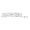 Rapoo 8210M multimode draadloze toetsenbord-en-muisset, wit
