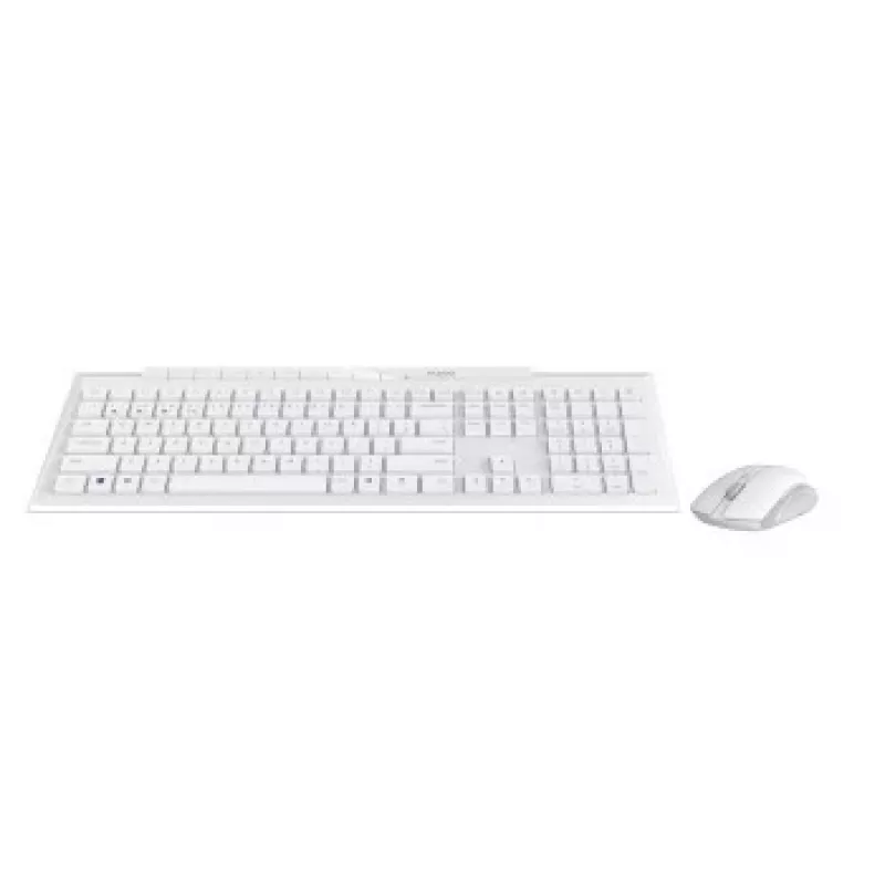 Rapoo 8210M multimode draadloze toetsenbord-en-muisset, wit