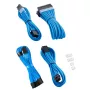 CableMod PRO ModMesh 12VHPWR kabelverlengingsset — lichtblauw, 3-delige GPU 12+4-pin verlengingen