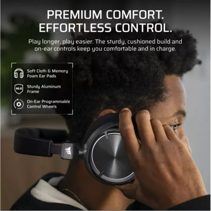 Koptelefoon Virtuoso Max Wireless Carbon