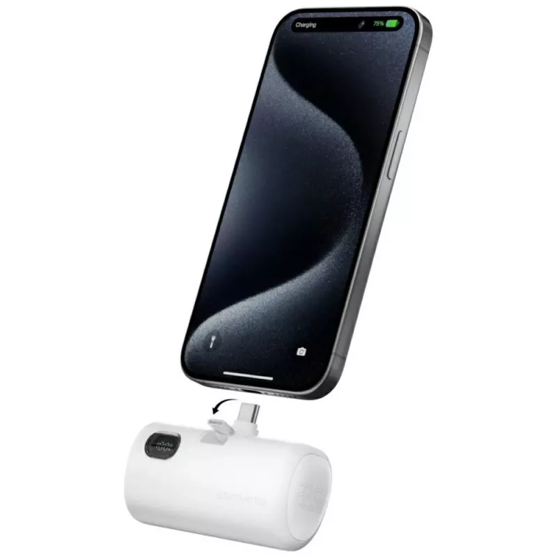 Powerbank 4smarts 541657 5000 mAh Li-Ion wit USB-C 2 aansluitingen PD 2.0 PPS Quick Charge 3.0 3,63 V