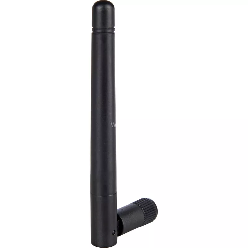 Delock 88339 Wi-Fi 802.11 b/g/n antenne, RP-SMA, 2 dBi, omnidirectioneel, kantelscharnier, zwart