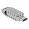USB-stick DeLOCK 64 GB USB-C Type-A draaibaar metalen behuizing