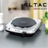 Rommelsbacher ELTAC EK 18 enkele kookplaat, 1500 W, Ø 18 cm, zilver/zwart