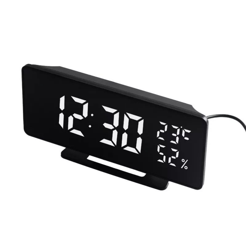 Digitale LED-wekker GreenBlue GB395 met temperatuurweergave