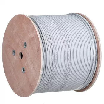 Netwerkkabel Alantec KIU6ALSOH500D Cat6 U/UTP 23 AWG LSOH 500 m grijs