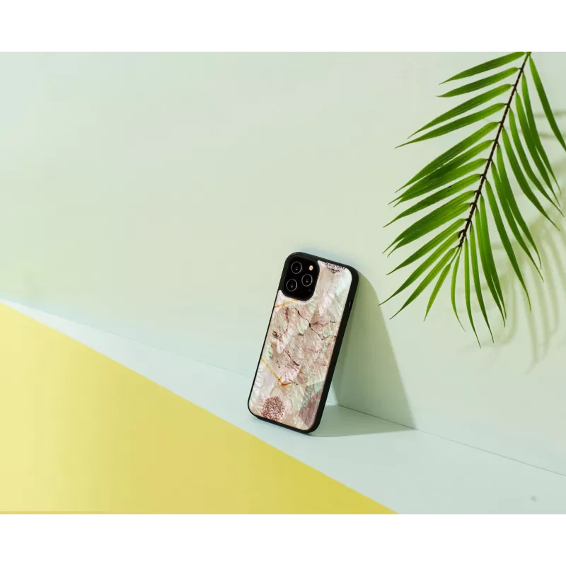 iKins hoesje voor Apple iPhone 12 Pro Max – roze marmerpatroon