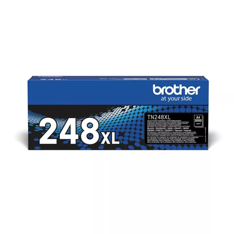 Tonercartridge Brother TN248XLBK 3000 pagina's zwart
