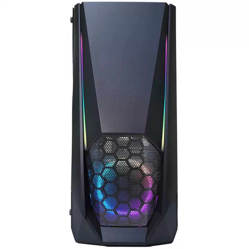 Xilence Xilent Blast X505.ARGB gaming-pc-behuizing, RGB ATX midi-tower, zwart (XG141)