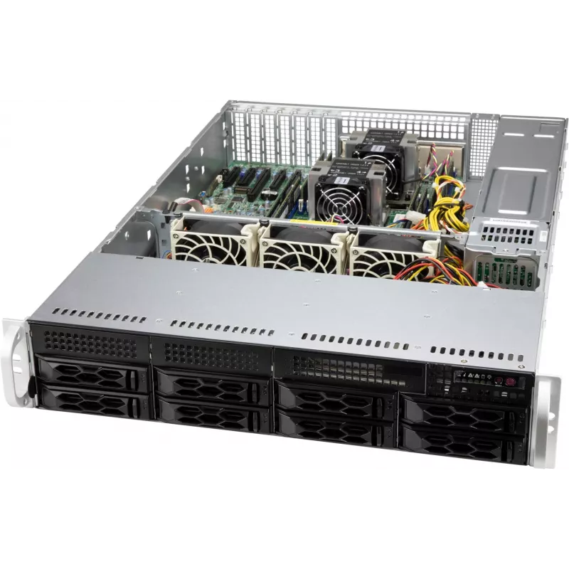 Supermicro CSE-LA25TQC-R609LP computerbehuizing rack zwart 600 W