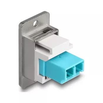 DeLOCK Keystone-module 90888 plat aqua zilver wit LC