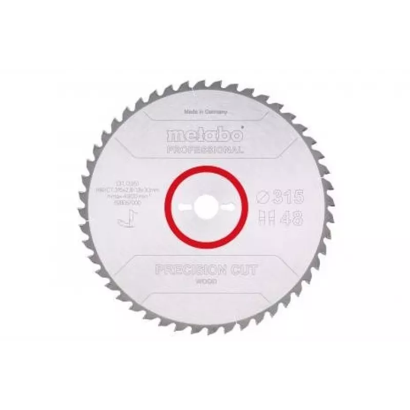 Cirkelzaagblad Metabo 628057000 31,5 cm voor hout