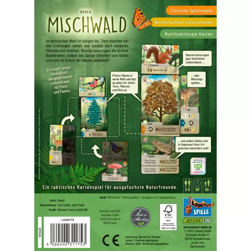 Mischwald, kaartspel