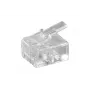 Microconnect KON501-10R draadverbinder RJ-11 6P4C transparant
