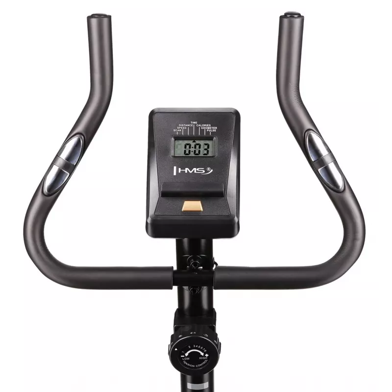 HMS magnetische hometrainer M8750 zwart