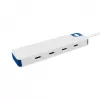 Hyper HyperDrive Flex 4-poorts USB-C-hub, wit/blauw | HD5201BUGL