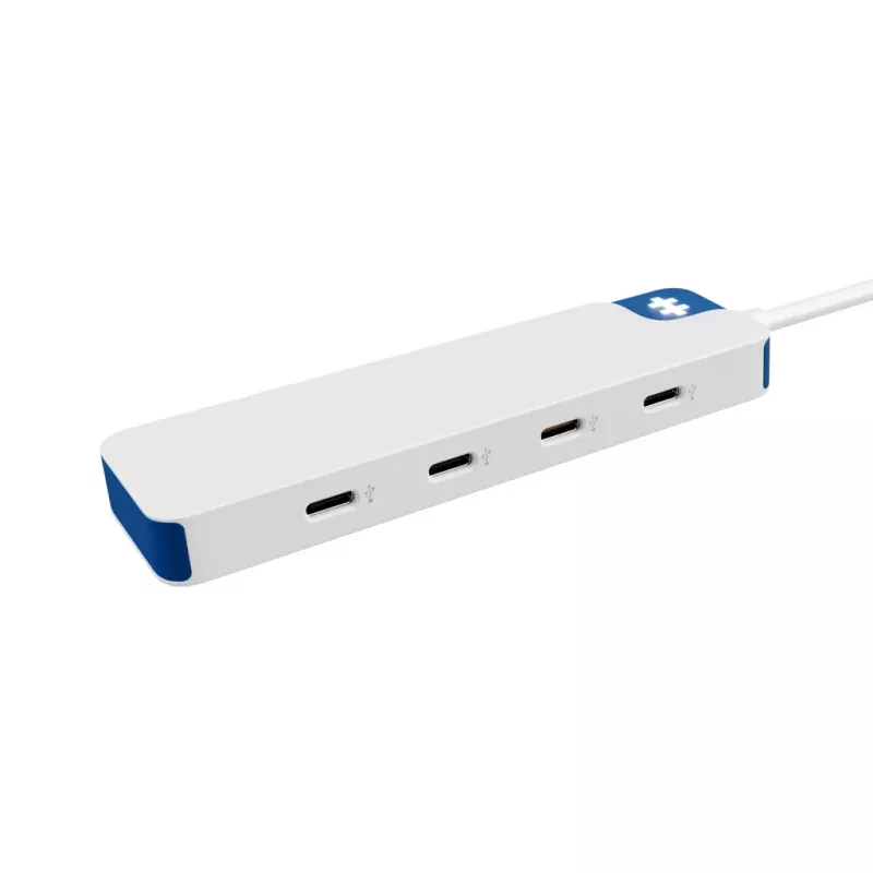 Hyper HyperDrive Flex 4-poorts USB-C-hub, wit/blauw | HD5201BUGL