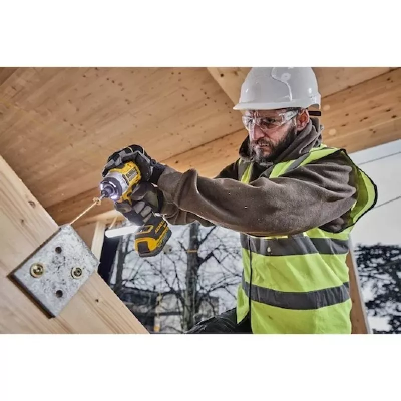 DeWALT DCF860N-XJ accu-schroevendraaier/slagschroevendraaier 3800 tpm zwart, geel