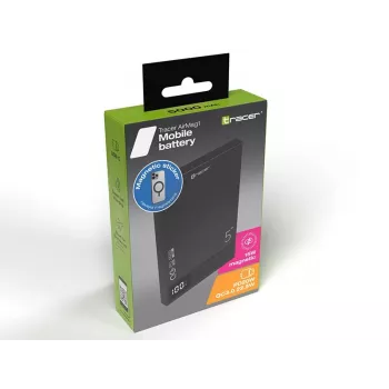 Tracer AirMag1 lithiumpolymeer (LiPo) 5000 mAh draadloos opladen zwart