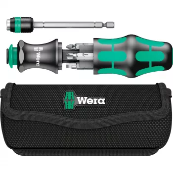 Wera Kraftform Kompakt 25 bitschroevendraaierset, 7 st., zwart/groen