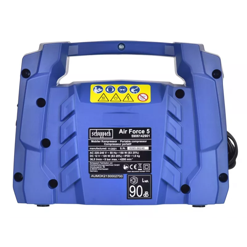 Scheppach AIR-FORCE 5 5906142901 luchtcompressor 0,2 W AC