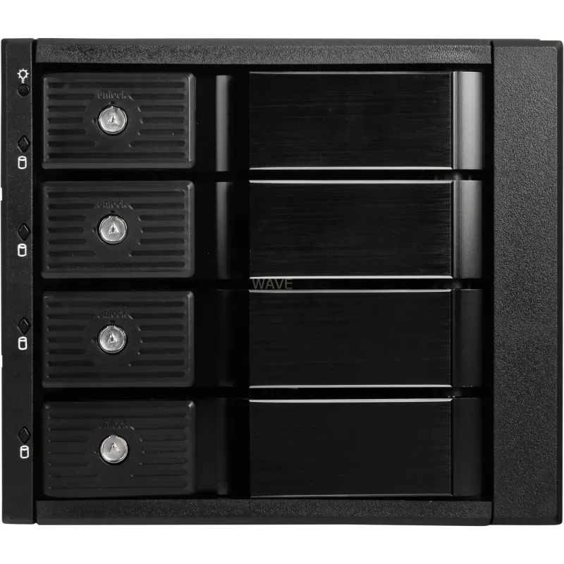 SilverStone SST-FS304-12G externe 3,5-inch behuizing, 4-bay – zwart