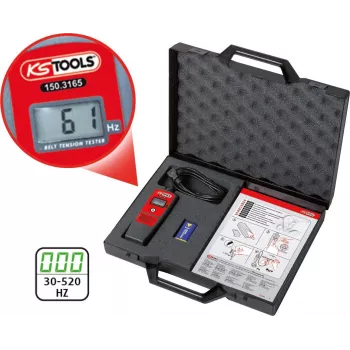 Riemspanningsmeter KS TOOLS HZ 150.3165 — elektronisch diagnosegereedschap voor het meten van de riemspanning