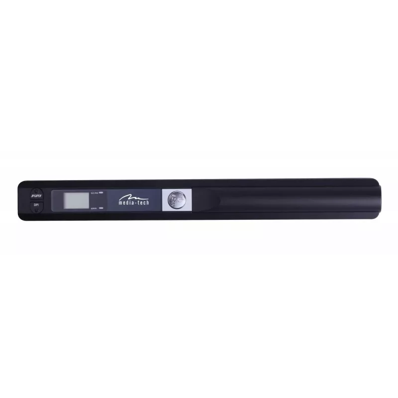 Pen-scanner MEDIA-TECH MT4090, zwart, LED-indicatie, USB 2.0, MicroSD, AAA-batterij