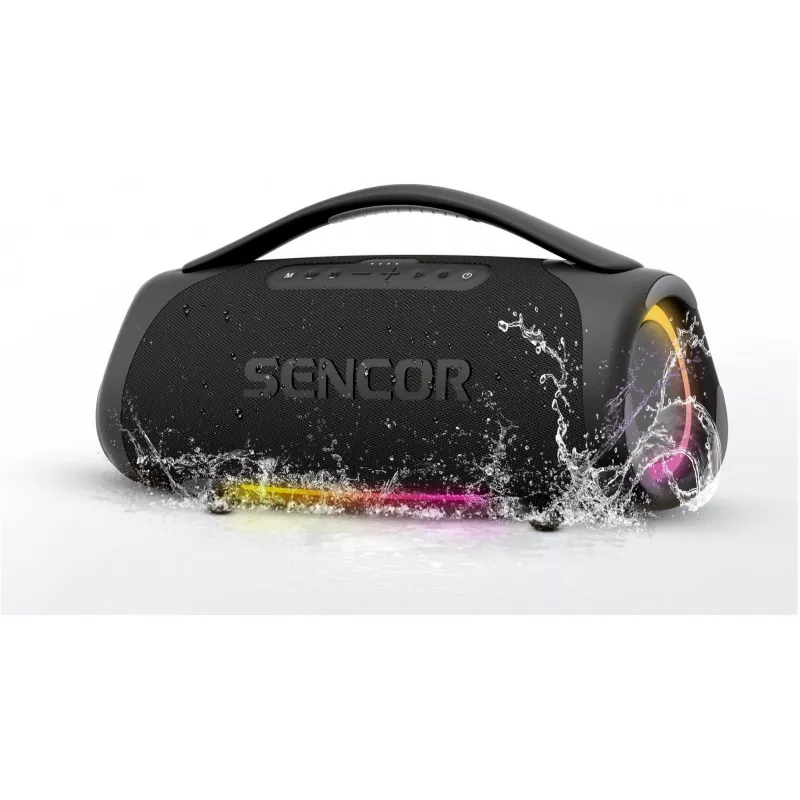 Sencor Resonex Mega draagbare Bluetooth-luidspreker, 190 W, IPX7, TWS, LED