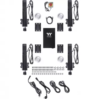 GM5 3DOF Motion System GSC-GM5-MSASBB-22, standvoet zwart, voor GR500 Racing Sim Rig en GF500 Flight Rig