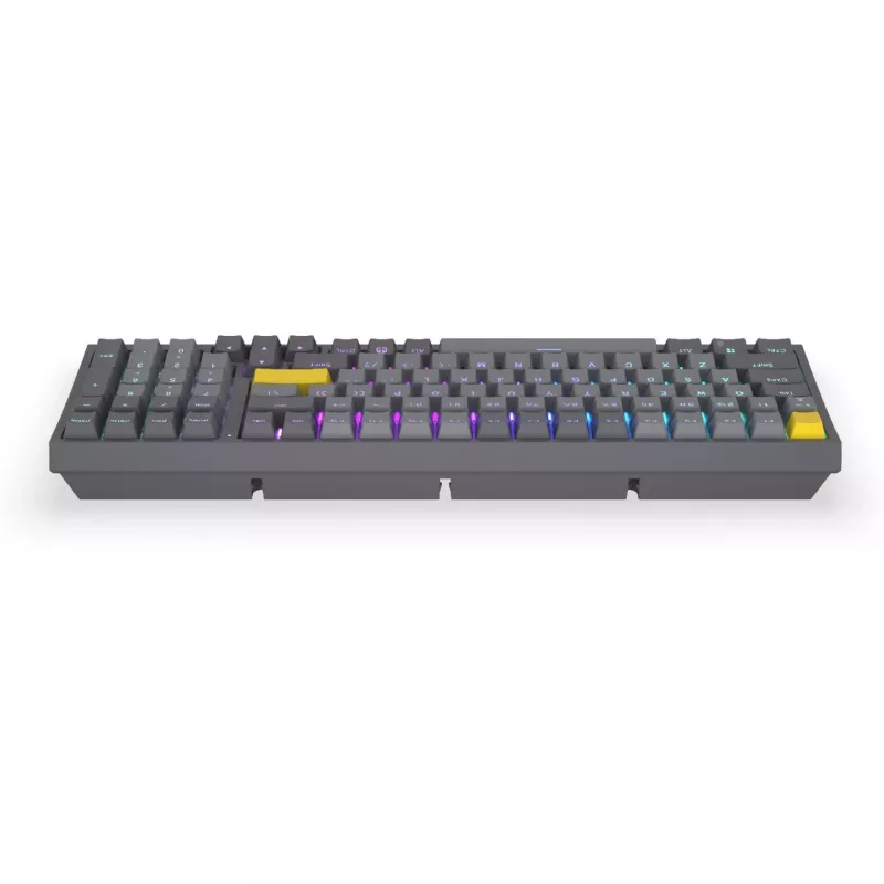 Celeris 1800, gaming-toetsenbord grijs, US-layout, ENDORFY Yellow van Gateron