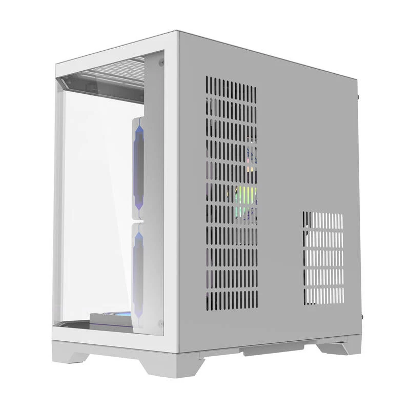Darflash FT350 computerkast + 5 aRGB-ventilatoren (wit)