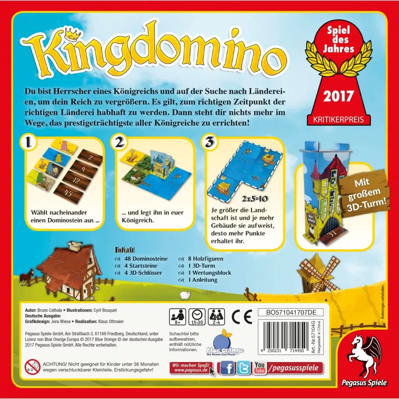 Kingdomino, bordspel Spel van het Jaar 2017