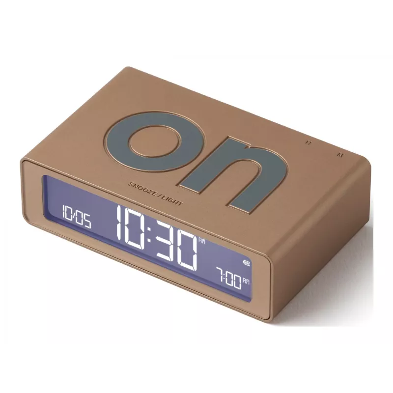 LEXON | Flip Mini dubbelzijdige wekker | LR158D1 | USB-connectiviteit
