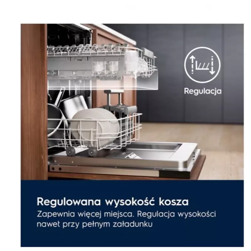 Inbouw vaatwasser Electrolux EES48401L — 600 mm, 13–14 couverts, energie-efficiëntieklasse A, 10,5 l/cyclus