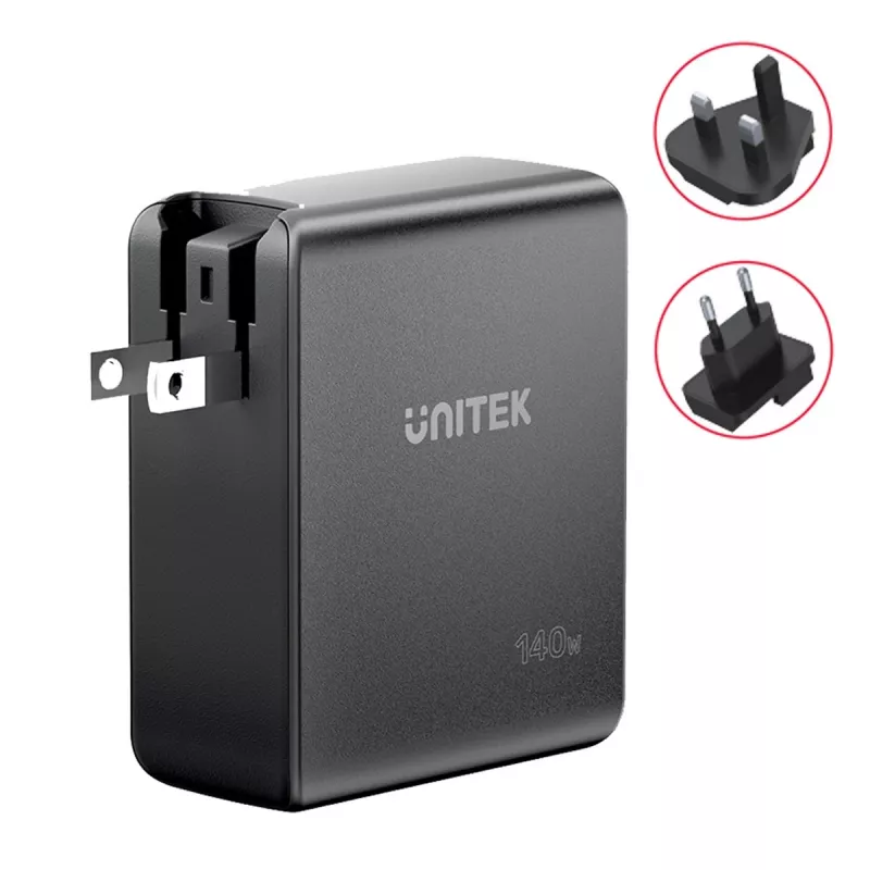 UNITEK P1115A oplader voor mobiele apparaten zwart