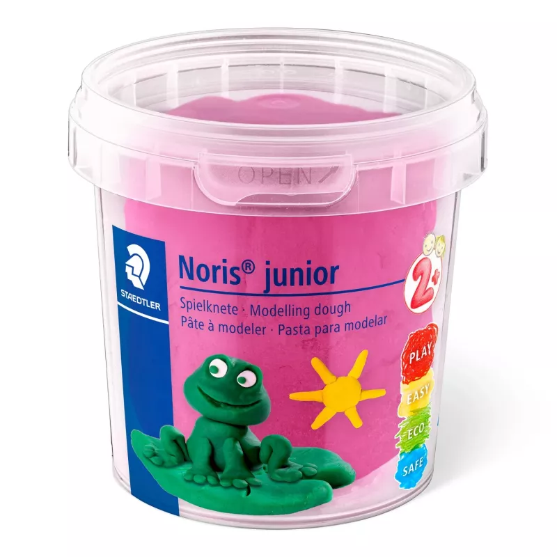 Modelleerklei Staedtler 813F SLE — neonkleuren groen, oranje, roze, geel, 1 stuk