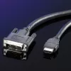 ROLINE kabel DVI (18+1) ST - HDMI ST 5,0m (11.04.5552)