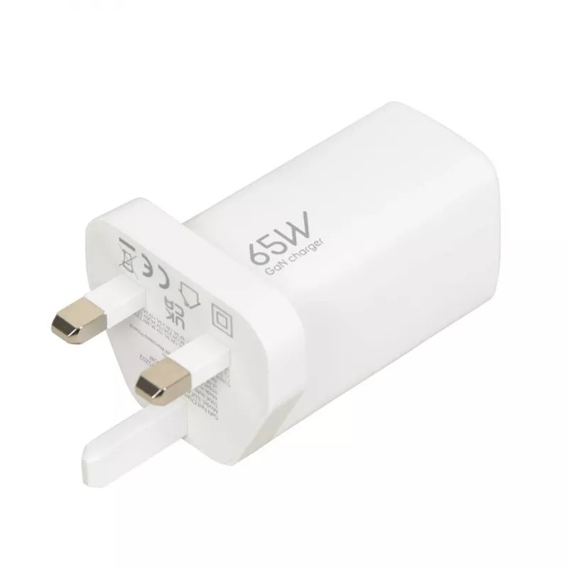 iBOX C-65 wit, GaN 65W universele oplader UK-stekker