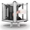 Streacom DB4 ventilatorloze cube-behuizing + Nano 120 watt voeding - zilver