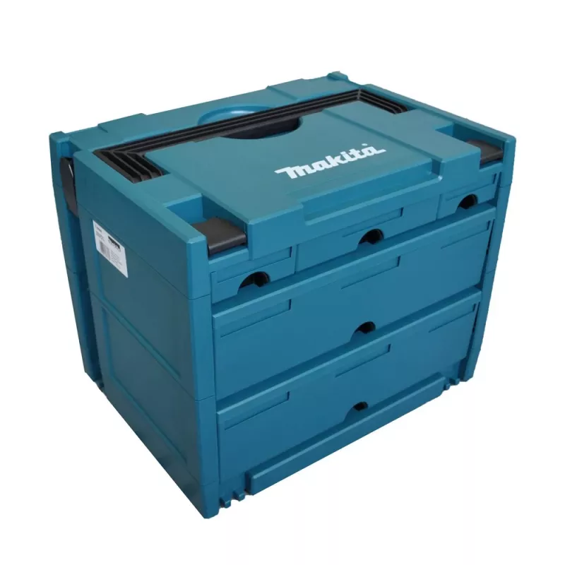 Makita P-84349 MAKSTOR Model 4.5 gereedschapskist, 5 laden, blauw
